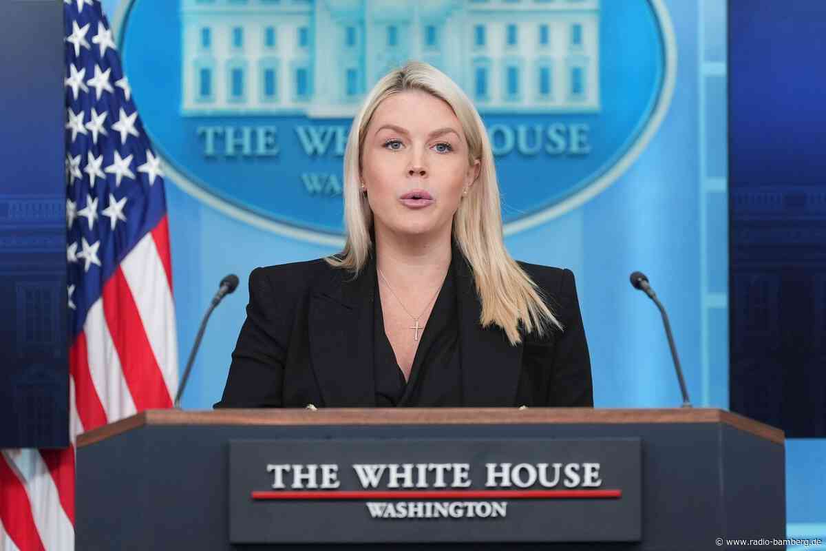 Trump: Sprecherin Leavitt hört zum Monatsende auf