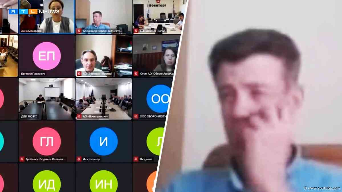 Oekraïner hackt vergadering Russische militaire industrie | RTL Nieuws
