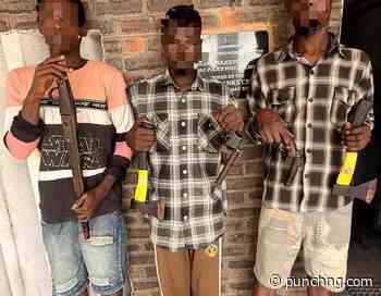 Police arrest four suspected armed robbers, cultists in Lagos