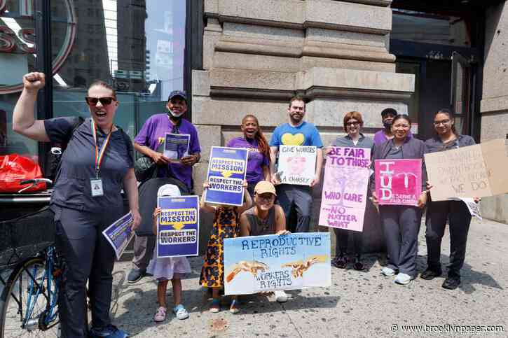 ‘Not just a job’: Planned Parenthood staff rally for better pay, protections as contract negotiations drag on