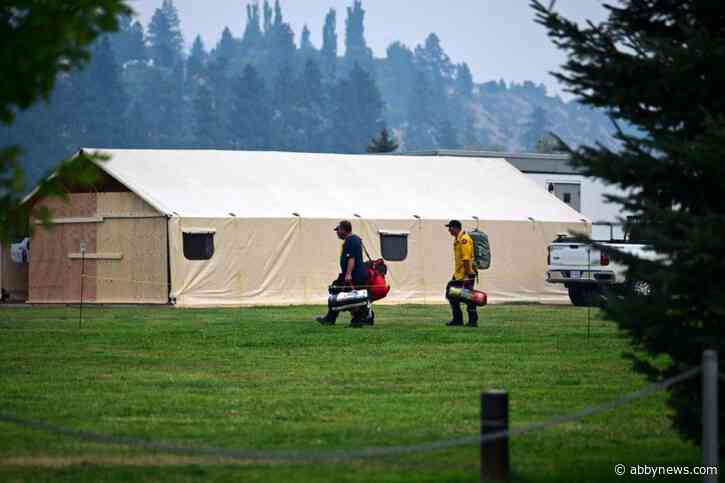 PHOTOS: BC Wildfire Service sets up base in Okanagan Falls