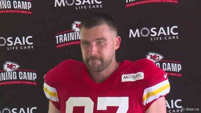 Travis Kelce is back in his safe haven
