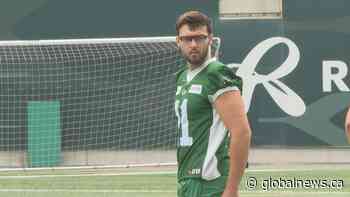 Saskatchewan Roughrider Alex Hale taking it one kick at a time