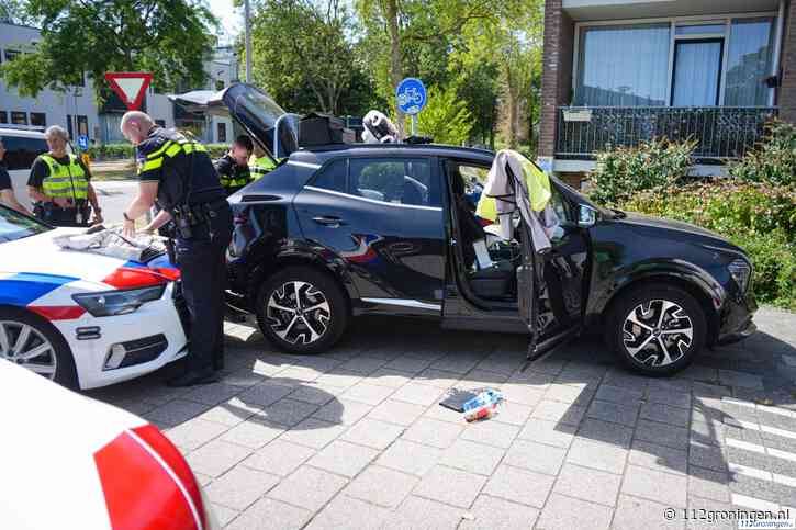 Wilde politie achtervolging eindigt in Groningen, man aangehouden