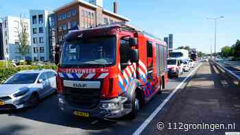 Ongeval met meerdere voertuigen op de Friesestraatweg