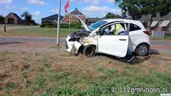 Automobilist lichtgewond bij ongeval in Roswinkel