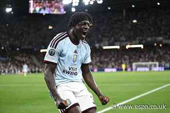 Villa's Emery hails teenager Madjo in PSG defeat