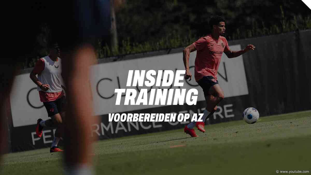 Voorbereiden op eerste thuiswedstrijd 🏠 | INSIDE TRAINING