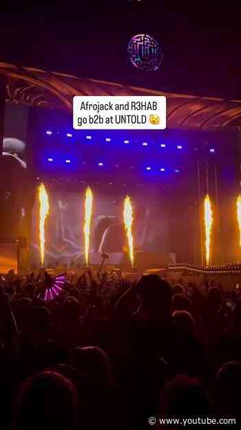 Afrojack and R3HAB go b2b on UNTOLD’s Main stage 💪
