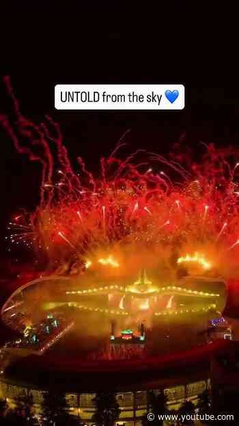 UNTOLD Festival 2026 from above 🎆