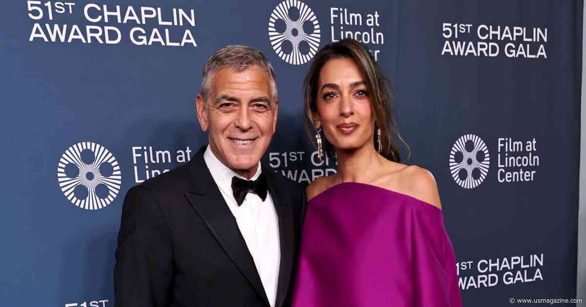 George and Amal Clooney Enjoy Rare Outing With Their Kids at Charity Event