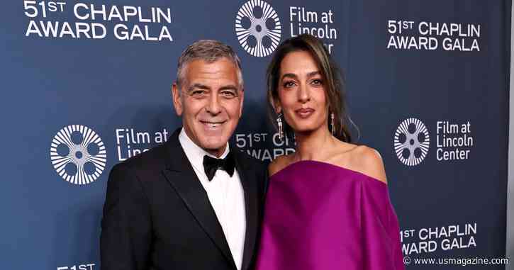 George and Amal Clooney Enjoy Rare Outing With Their Kids at Charity Event