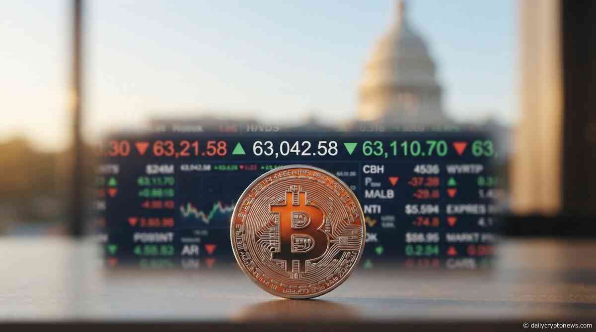 Bitcoins 63k fight as CPI calms Fed rate fears