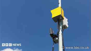 Toppled fixed speed camera replaced