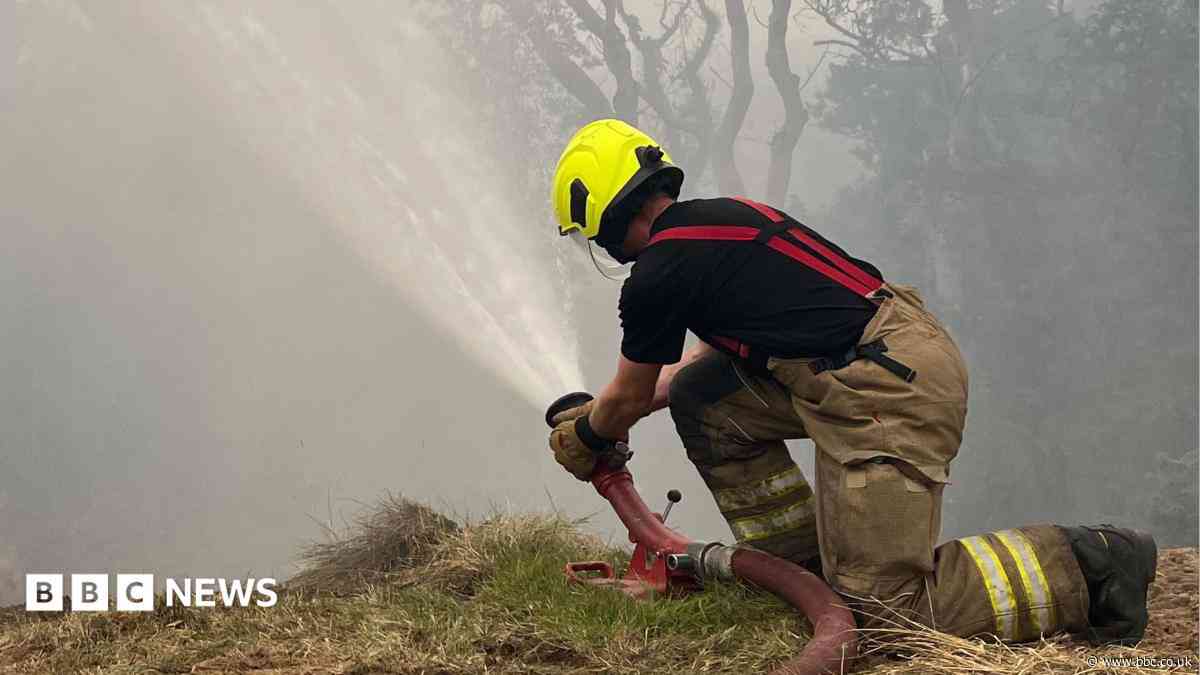 'Never in a million years did I think the fire would get near us'