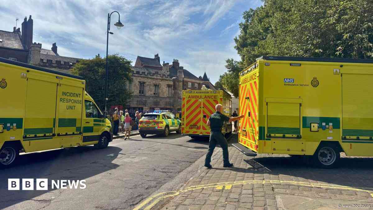 Rescue at York Minster after tower medical incident