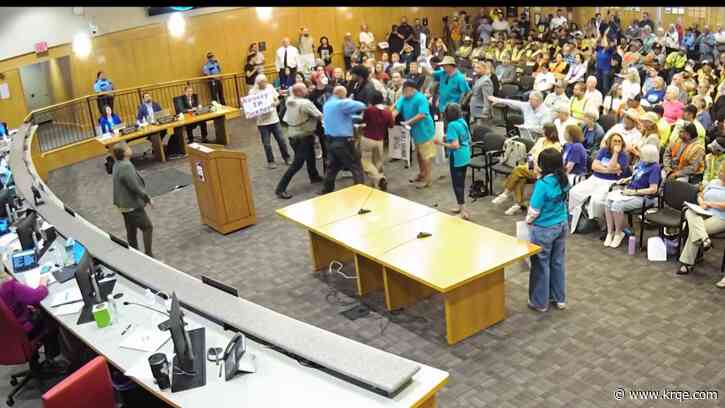 Surveillance video shows lead-up to arrests of Project Jupiter protestors at Doña Ana County meeting
