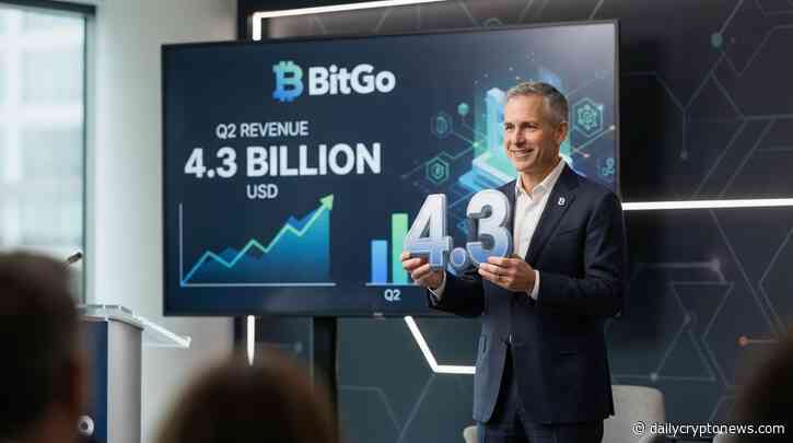 BitGo reports $4.3 billion revenue for Q2 amid net loss, strategic adjustments