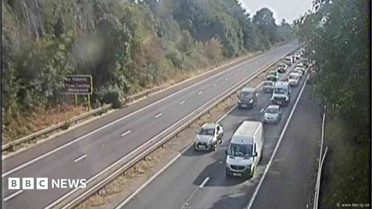 M50 carriageway reopens after large field fire