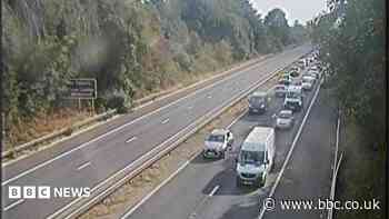 M50 carriageway reopens after large field fire