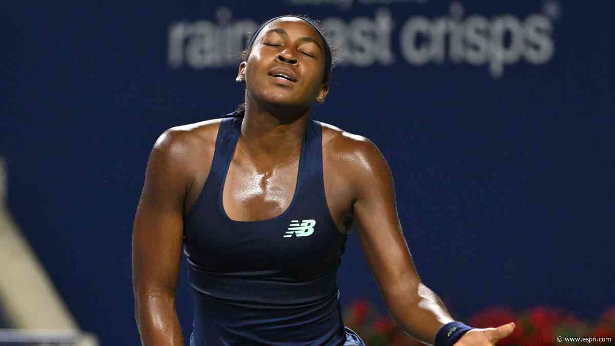 Gauff drops 3-setter to Rybakina in Toronto semis