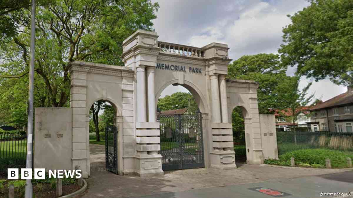 Adults seen 'helping children access' closed park