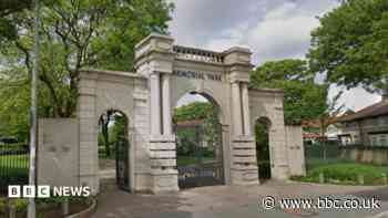 Adults seen 'helping children access' closed park