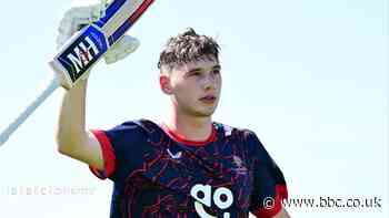 Rocky Flintoff hits first professional century for Lancs