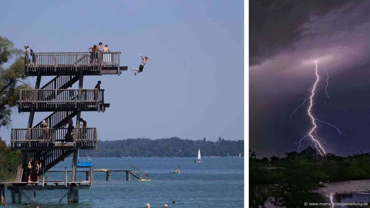 Hitzewelle in Bayern vor Höhepunkt: Heftiger Wetterumschwung steht bevor – Zeitpunkt steht fest