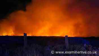 Saddleworth Moor fire as roads shut and crews tackle big flames