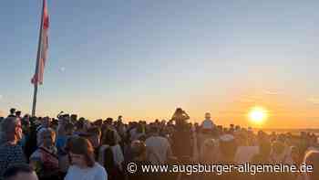 Sonnenfinsternis im Landkreis Augsburg: Von himmlischer Ruhe und überteuerten Brillen
