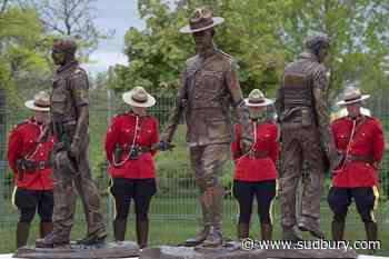 Bronze maple leaf taken from monument honouring slain New Brunswick RCMP officers