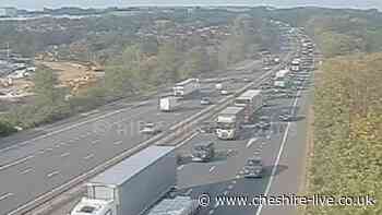 Live M56 updates as traffic 'very slow' after crash