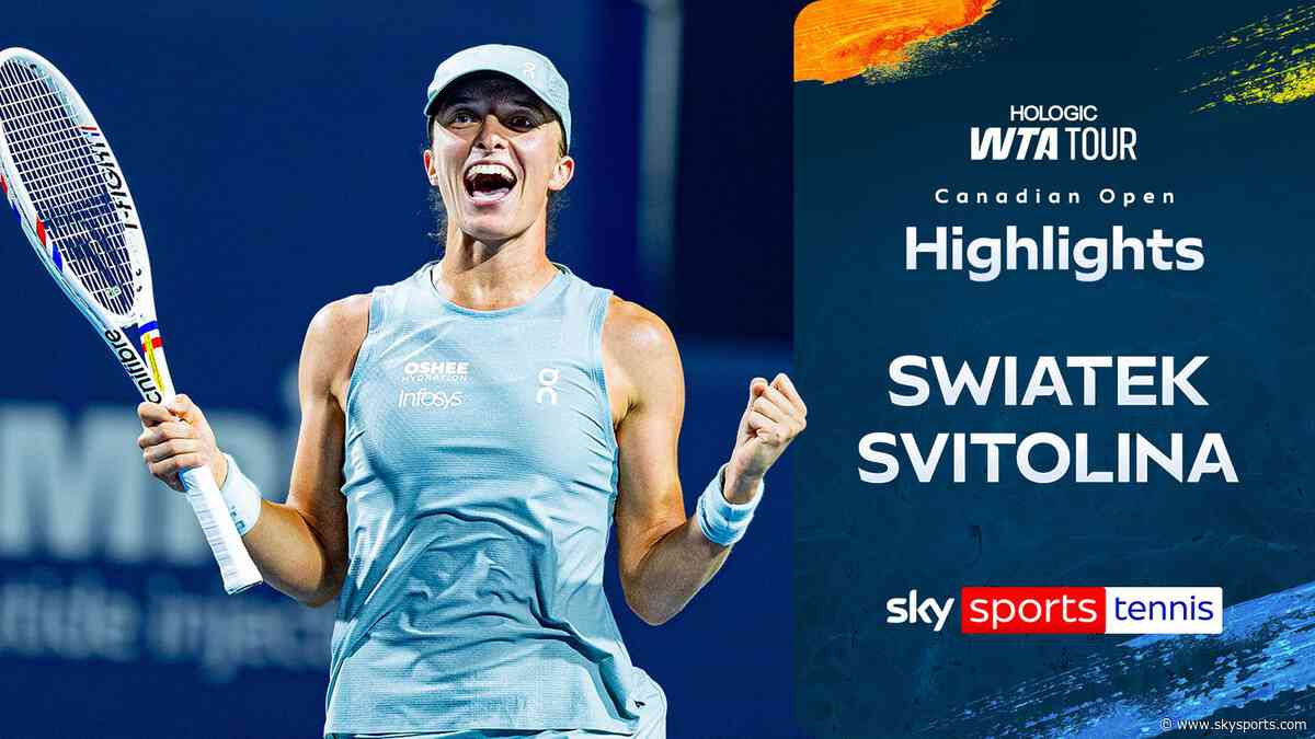 'Where has this tennis been?' | Swiatek beats Svitolina to reach first final of 2026
