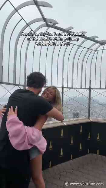 Where did Kenzie and Dylan from Love Island visit in NYC?
