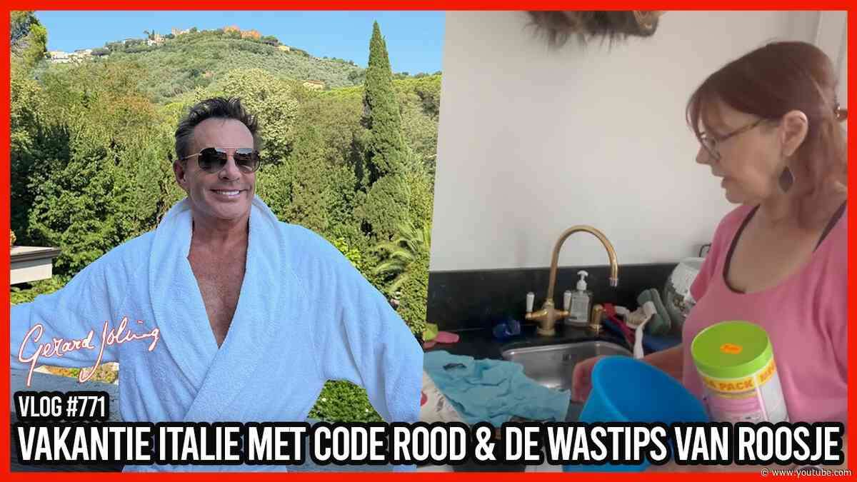 VAKANTIE ITALIË MET CODE ROOD & DE WASTIPS VAN ROOSJE  - GERARD JOLING - VLOG #771
