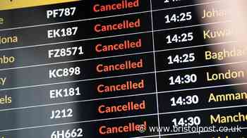 Holidaymakers urged not to touch one button as hundreds of flights cancelled