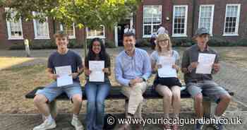 Students celebrate strong exam results at Richmond secondary school