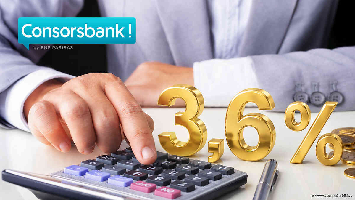 Consorsbank erhöht den Tagesgeldzins: 3,60 Prozent für 5 Monate