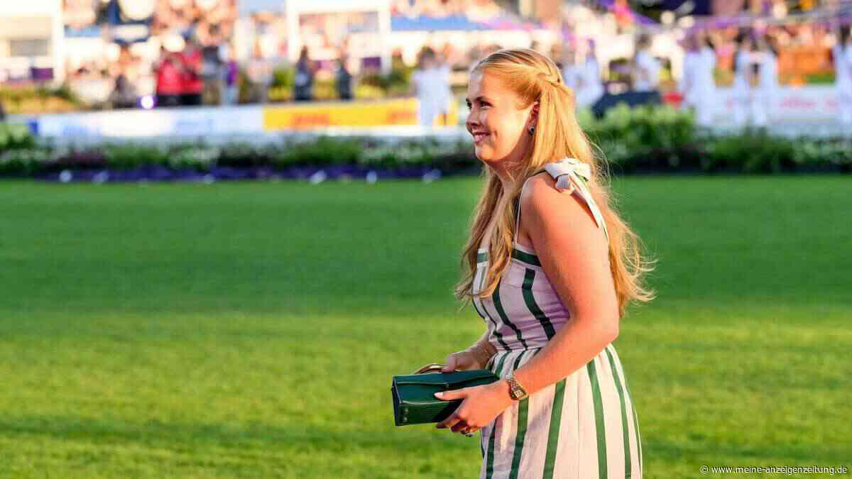 Bei Reit-WM in Aachen: Kronprinzessin Amalia zeigt ihre lange Narbe – daher stammt sie