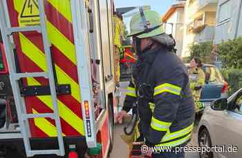 FW Weinheim: Kleiner Brand, starke Rauchentwicklung
