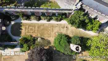 Centuries-old lost gardens revealed by heatwave