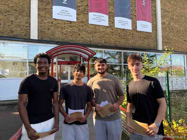 Hatch End High School celebrates top 10% sixth form results as students secure university places