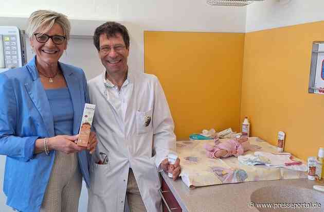 lavera spendet rund 10.000 Pflegeprodukte an das Johannes Wesling Klinikum Minden / Naturkosmetik Baby- und Kinderpflegeprodukte für die Universitätsklinik für Kinder- und Jugendmedizin
