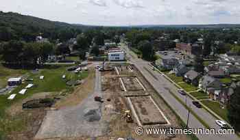 Construction kicks off for affordable housing project on former football field