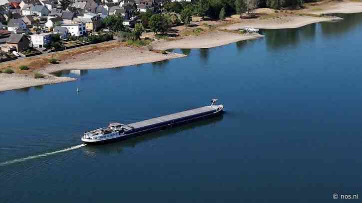 Scheepvaart over Duitse Rijn deels gestremd, miljardenstrop dreigt voor economie