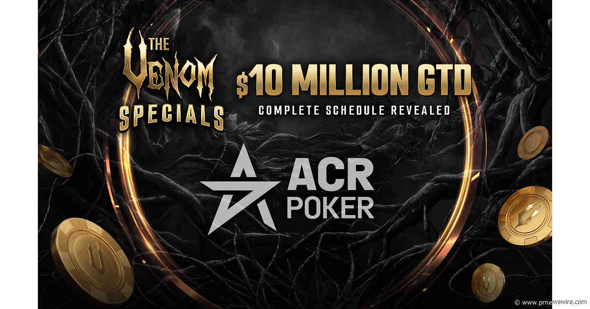 Americas Cardroom Unveils $10.16M Venom Specials Schedule