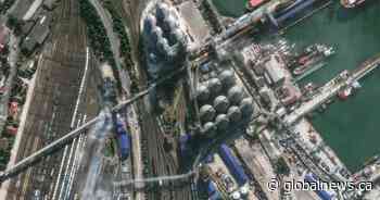 Ukrainian drones strike major Russian refinery 800 miles from border