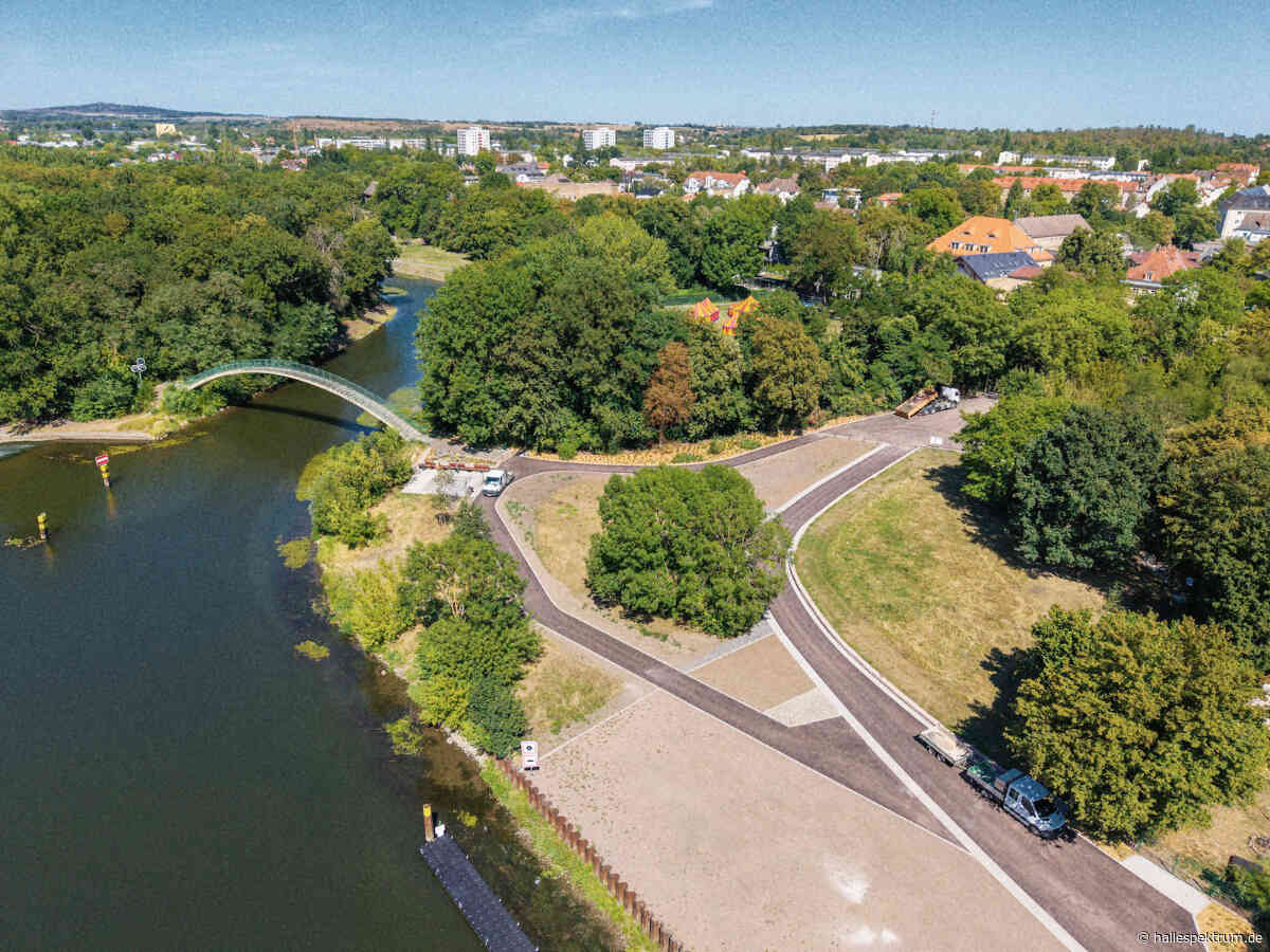 Saalepromenade Trotha nach Sanierung wieder geöffnet