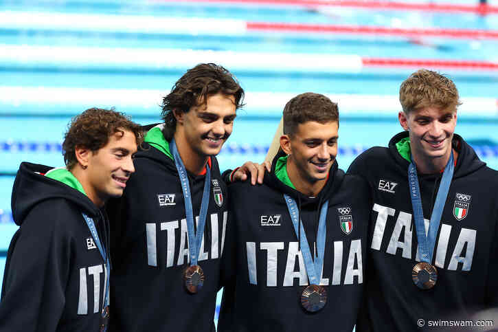 World Championship Silver Medalists Italy Miss Men’s 4×100 Free Final